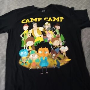 Black Camp Camp Kids Short Sleeve Tee